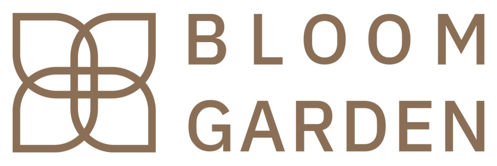 לוגו חום בלום גארדן